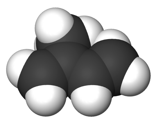 The isoprene molecule. © Sbrools CC by-sa