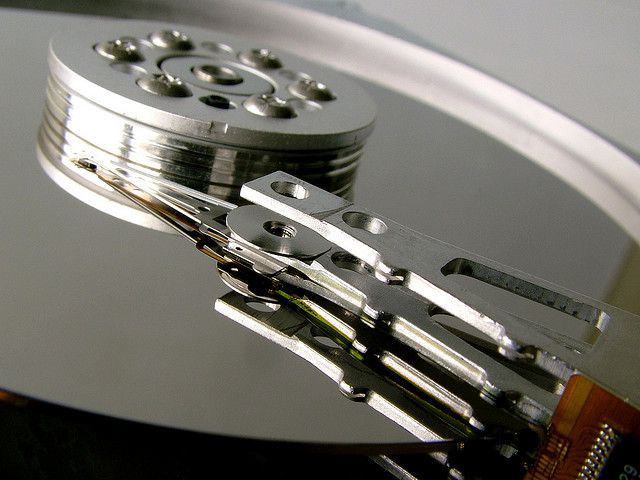 Magnetoresistance is used in the reading heads of computer disk drives. © dervishe, Flickr CC by nc 2.0