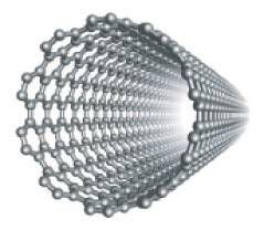 Structure of a carbon nanotube.