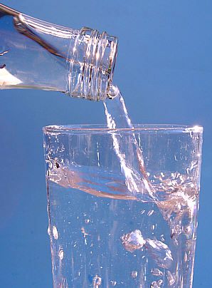 Mineral water is water rich in minerals and mineral nutrients. © W. J. Pilsak, Wikimedia CC by-sa 3.0