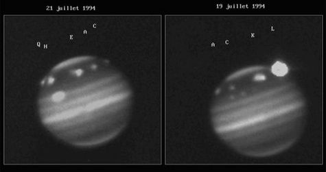 The crash of SL9 into Jupiter